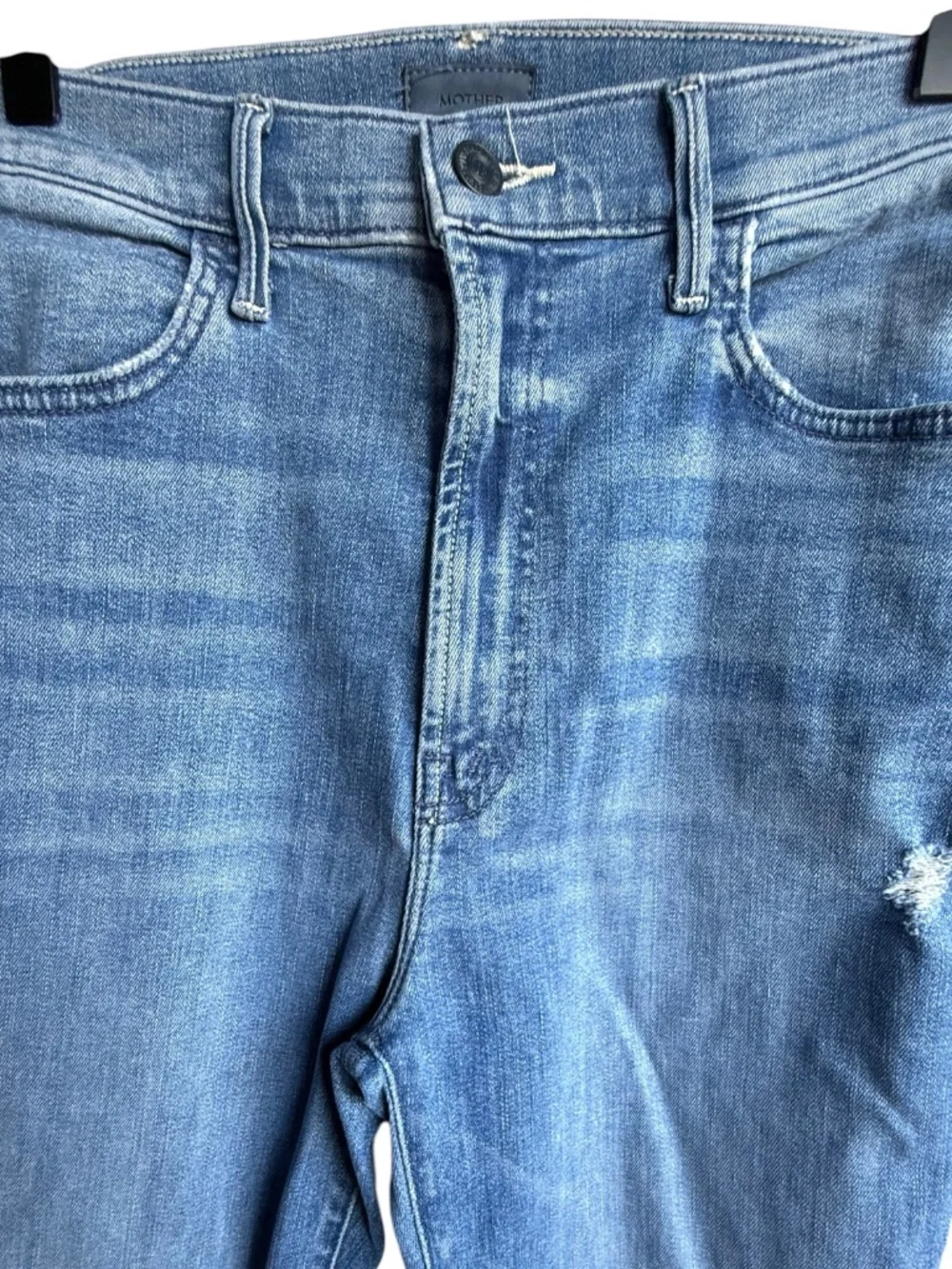 MOTHER The Hustler Ankle Fray in Can't Stop Staring Sz 31 - Picture 7 of 15